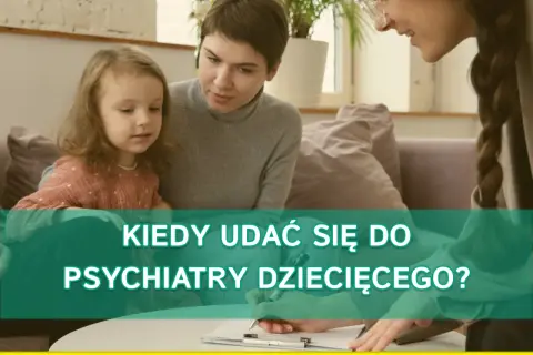 Matka z córką rozmawiają z psychiatrą dziecięcym. Kiedy udać się do psychiatry dziecięcego?