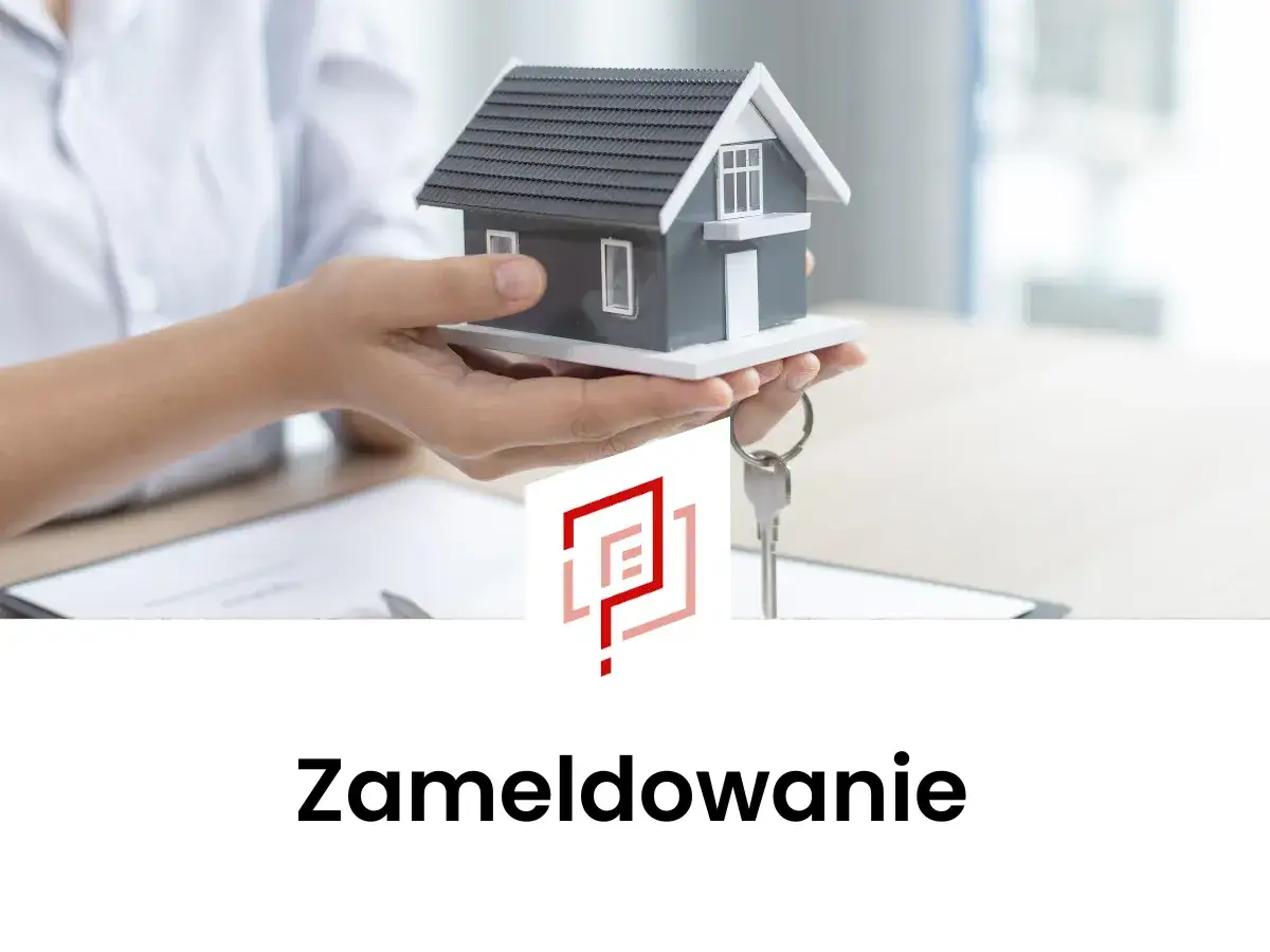 Ręce trzymają model domu z kluczami. Dowiedz się, jak przemeldować dzieci, aby zamieszkały w nowym miejscu.