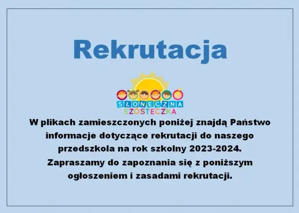 Kiedy wyniki rekrutacji do przedszkola? Sprawdź terminy i szczegóły