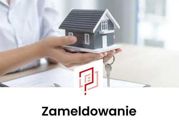 Model domu z kluczami w dłoni. Dowiedz się, jak przemeldować dzieci i zameldować się w nowym miejscu.